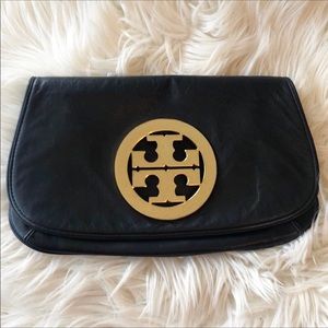 💫Tory Burch Reva clutch - Black/Gold